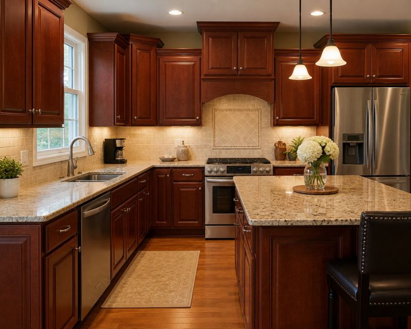 Cherry Cabinet Remodeling in Lafayette, IN